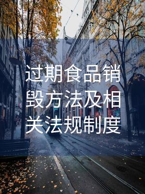 过期食品销毁方法及相关法规制度